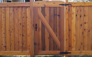 Custom Wood Fence Construction