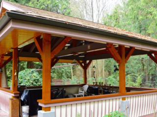 Outdoor Cooking Area And Outdoor Kitchen Builder Victoria BC